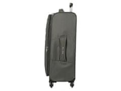 Joummabags Tekstilni potovalni kovček ROLL ROAD ROYCE Grey, 76x48x29cm, 93L, 5019322 (velik)