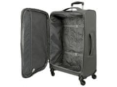 Joummabags Tekstilni potovalni kovček ROLL ROAD ROYCE Grey, 76x48x29cm, 93L, 5019322 (velik)