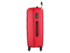 Joummabags ROLL ROAD Flex Red, komplet potovalnih kovčkov iz ABS, 55-65cm, 5849564