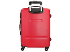 Joummabags ROLL ROAD Flex Red, komplet potovalnih kovčkov iz ABS, 55-65cm, 5849564