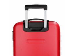 Joummabags ROLL ROAD Flex Red, komplet potovalnih kovčkov ABS, 55-65-75cm, 5849464