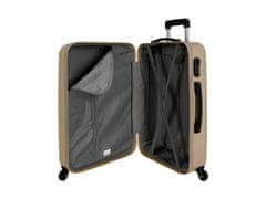Joummabags ROLL ROAD Flex Champagne, potovalni kovček iz ABS, 75x52x28cm, 91L, 5849369 (velik)