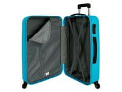 Joummabags ROLL ROAD Flex Azul Claro, ABS Potovalni kovček, 65x46x23cm, 56L, 584926A (srednje velik)