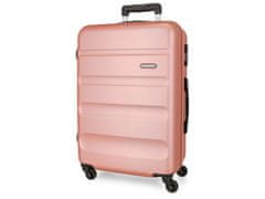 Joummabags ROLL ROAD Flex Nude, ABS Potovalni kovček, 65x46x23cm, 56L, 584926C (srednje velik)