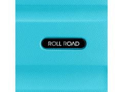 Joummabags ROLL ROAD Flex Azul Claro, ABS Potovalni kovček, 65x46x23cm, 56L, 584926A (srednje velik)