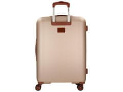 Joummabags EL POTRO Ocuri Champagne, Komplet luksuznih potovalnih kovčkov iz ABS 70cm/55cm, 5128927