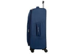 Joummabags Komplet tekstilnih potovalnih kovčkov ROLL ROAD ROYCE Blue, 55-66-76cm, 5019423