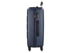 Joummabags ROLL ROAD Flex Navy Blue, komplet potovalnih kovčkov ABS, 55-65cm, 5849562
