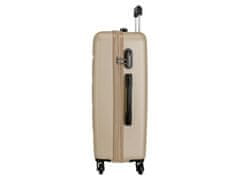 Joummabags ROLL ROAD Flex Champagne, komplet potovalnih kovčkov iz ABS, 55-65cm, 5849569