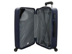 Joummabags ROLL ROAD Flex Navy Blue, komplet potovalnih kovčkov ABS, 55-65cm, 5849562