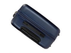 Joummabags ROLL ROAD Flex Navy Blue, komplet potovalnih kovčkov ABS, 55-65cm, 5849562