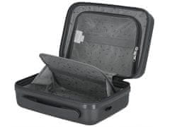 Joummabags MOVOM Wood Antracite, Potovalni kozmetični kovček, 21x29x15cm, 9L, 5313962