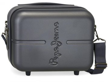 Joummabags PEPE JEANS Highlight Marino, Potovalni kozmetični kovček, 21x29x15cm, 7683922
