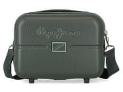 Joummabags ABS Potovalni kozmetični kovček PEPE JEANS ACCENT Verde, 21x29x15cm, 9L, 7693933