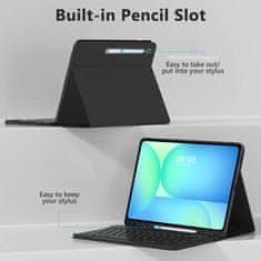 Tech-protect SC Pen etui z tipkovnico za Samsung Galaxy Tab S10 FE Plus 13.1'', črna
