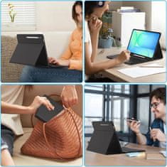 Tech-protect SC Pen etui z tipkovnico za Samsung Galaxy Tab S10 FE Plus 13.1'', črna