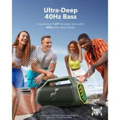 Anker Soundcore BOOM 2 Plus prenosni Bluetooth zvočnik, zelen