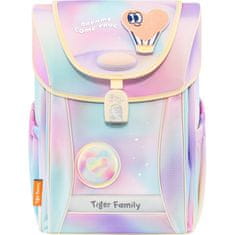 Tiger Family Šolska torba Joy Coral Fantasia z LED lučko in ergonomskim hrbtiščem