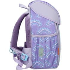 Tiger Family Šolska torba Lilac Beach z ergonomskim hrbtiščem in odsevnimi elementi