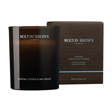 Molton Brown Dišeča sveča obalni cipres in morski komarček 190 g