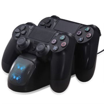 MG Charging Station V1 polnilec za PS4, črna