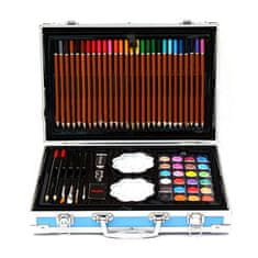MG Art Suitcase Universe set za slikanje v kovčku za otroke 145ks, modro
