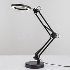 MG Repair Lamp LED namizna svetilka s povečevalnim steklom 12W, črna