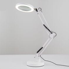 MG Repair Lamp LED namizna svetilka s povečevalnim steklom 12W, bela