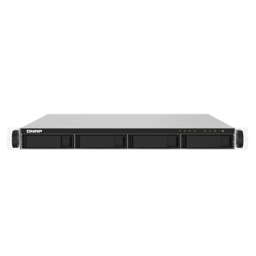 Qnap NAS strežnik 1U rack za 4 diske, 2GB ram, 2x 10Gb SFP+ mreža