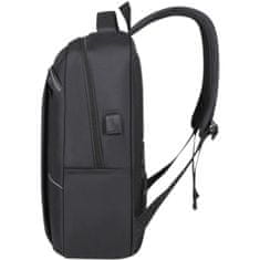 Street Nahrbtnik Business Prime Black z USB priključkom in predalom za prenosnik