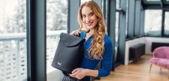 Vuch Ženski nahrbtnik Linton Diamond Black