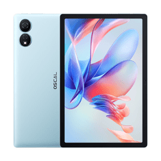 Oscal PAD80 WIFI 10.51 tablični računalnik 6GB+256GB, priložen ovitek in zaščitno steklo, modra