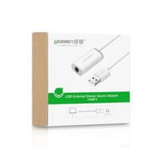 Ugreen Adapter za zvok USB-A na 3.5 mm Aux Bel - box