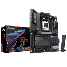 Gigabyte X870E AORUS PRO, DDR5, SATA3, USB4, DP, 2.5GbE, WiFi 7, AM5 ATX
