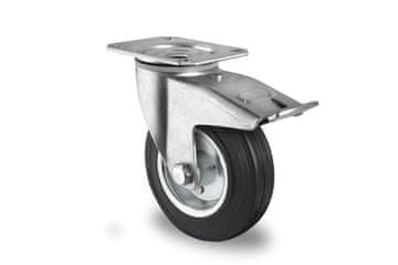 Eprim gibljivo kolo z zavoro, Ø 80mm, navadna guma