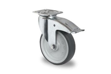 Eprim gibljivo kolo z zavoro , Ø 75 mm, termoplastična guma