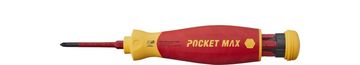 WIHA Električni izvijač Pocketmax z zalogovnikom nastavkov, 4 nastavki - WH 45296