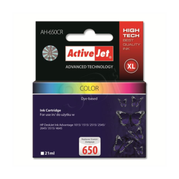 ActiveJet Barvno črnilo HP CZ102AE 650
