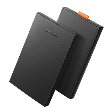 Ugreen 2.5 SATA ohišje za disk črn - box