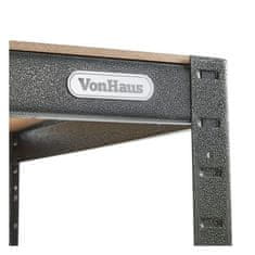 VonHaus 1.2m brezvijačna delovna miza in regalni poličnik HAMMERITE