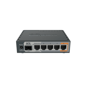Mikrotik 5-portni gigabitni usmerjevalnik hEX S RB760IGS