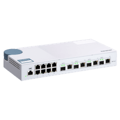 Qnap 12 port stikalo 4x 10Gb, 8x 1Gb