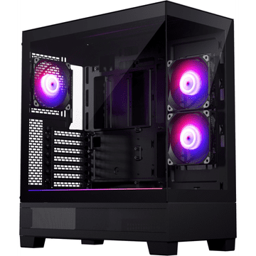 PHANTEKS XT View TEMPERED GLASS D-RGB E-ATX črno ohišje