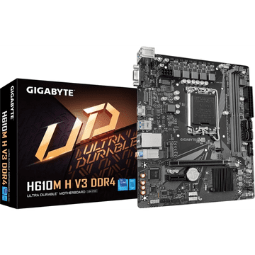 Gigabyte H610M H V3 DDR4, DDR4, SATA3, HDMI, USB3.2Gen1, LGA1700 mATX