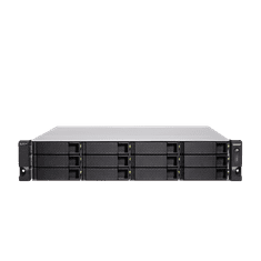 Qnap NAS strežnik za 12 diskov, 2U, Xeon, 32GB ram, 2x 10GbE SFP+