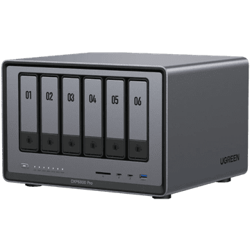 Ugreen NASync DXP6800 Pro za 6+2 diska, Intel i5-1235u, 8GB DDR5, 2x 10Gbe mreža