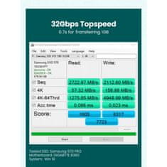 Ugreen 70504 M2 / M.2 NVME na PCI-E 3.0 razširitvena kartica z M.2 SATA podporo