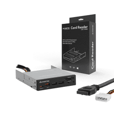 Chieftec All-in-one čitalec kartic 4x USB 3.2 Gen1 TypeA/C QC3.0 3,5 panel