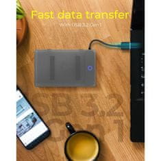 IcyBox IB-AC603B-U3 USB 3.2 ohišje/adapter za HDD/SSD 2,5 SATA disk