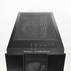Chieftec GS-02B-OP HUNTER 2 A-RGB USB Type-C ATX ohišje, črno